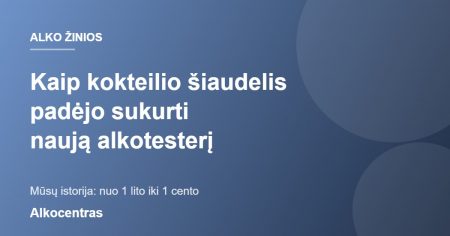 Kas yra pasyvus alkoholio matavimas ir kada jis naudojamas?