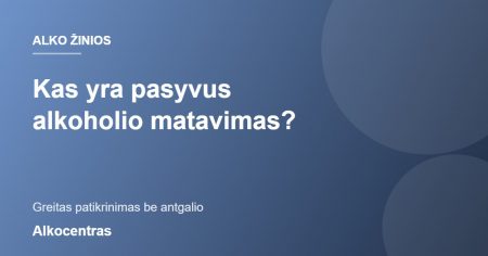 Kaip kokteilio šiaudelis padėjo sukurti naują alkotesterį